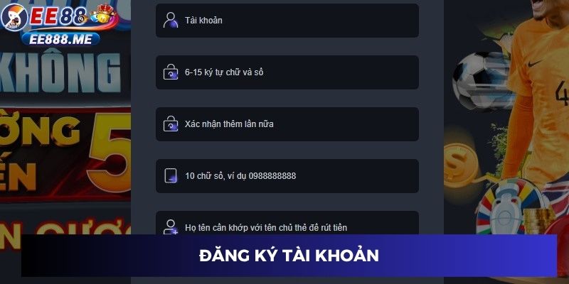 Đăng ký tài khoản