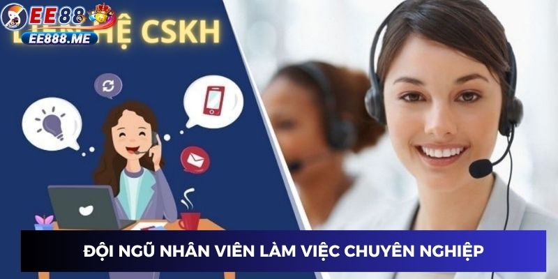 Đội ngũ chuyên nghiệp tại ee88